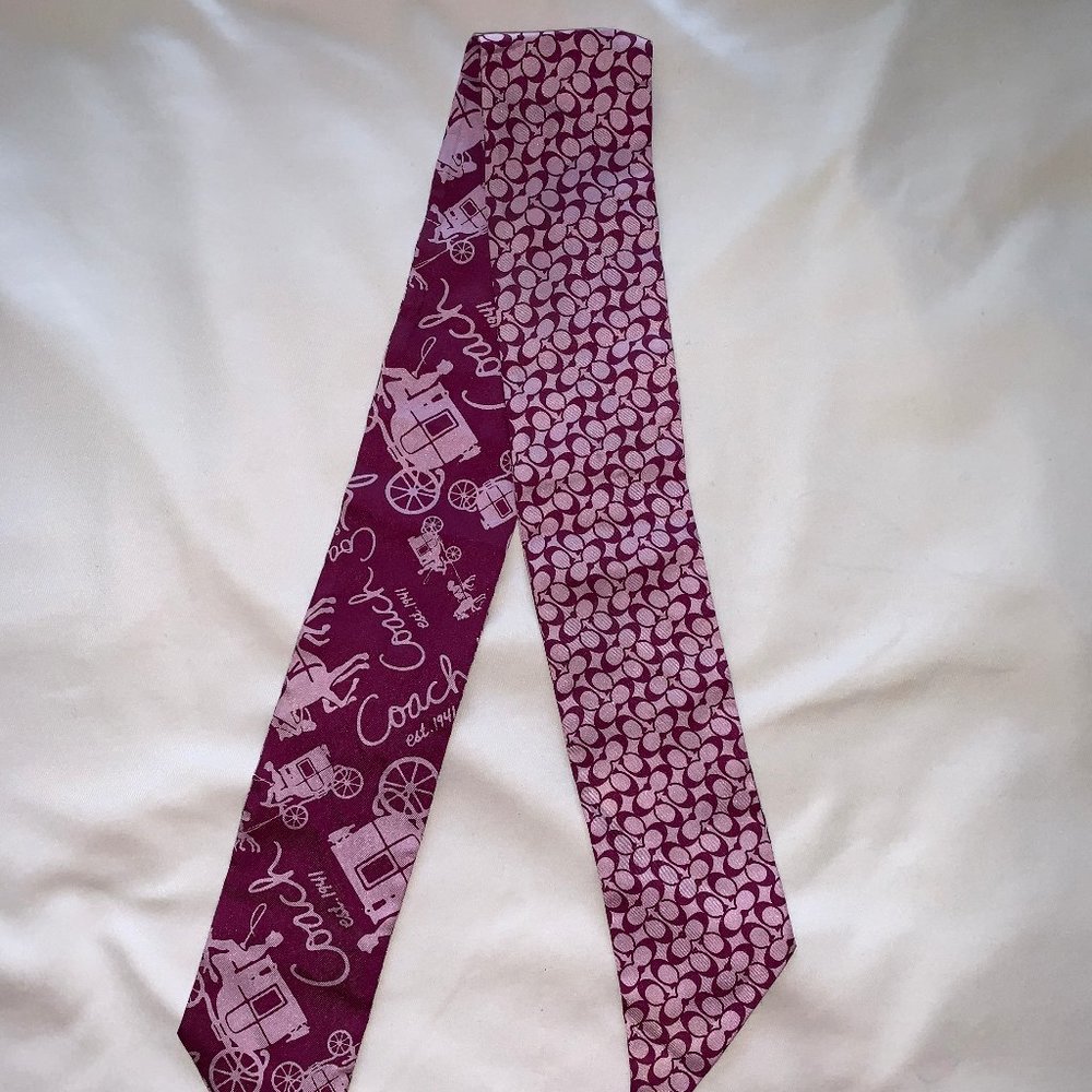 Silk Coach Hair or Purse Scarf